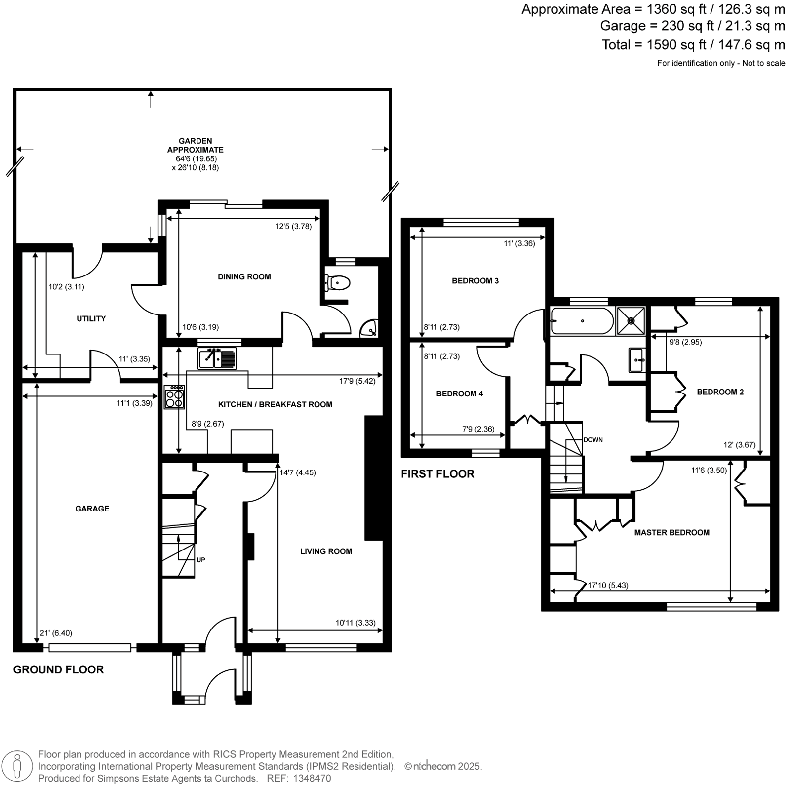 1 Thames Mead Villas,, Walton Lane, Shepperton floorplan