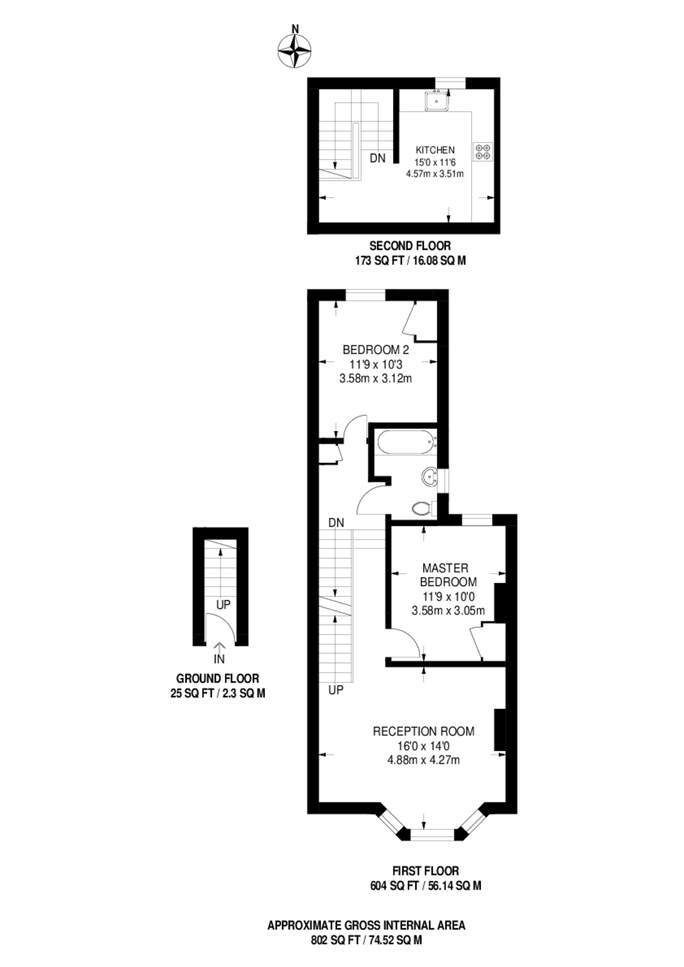 Elthorne Avenue, Ealing floorplan
