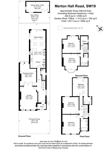 49, Merton Hall Road, London floorplan