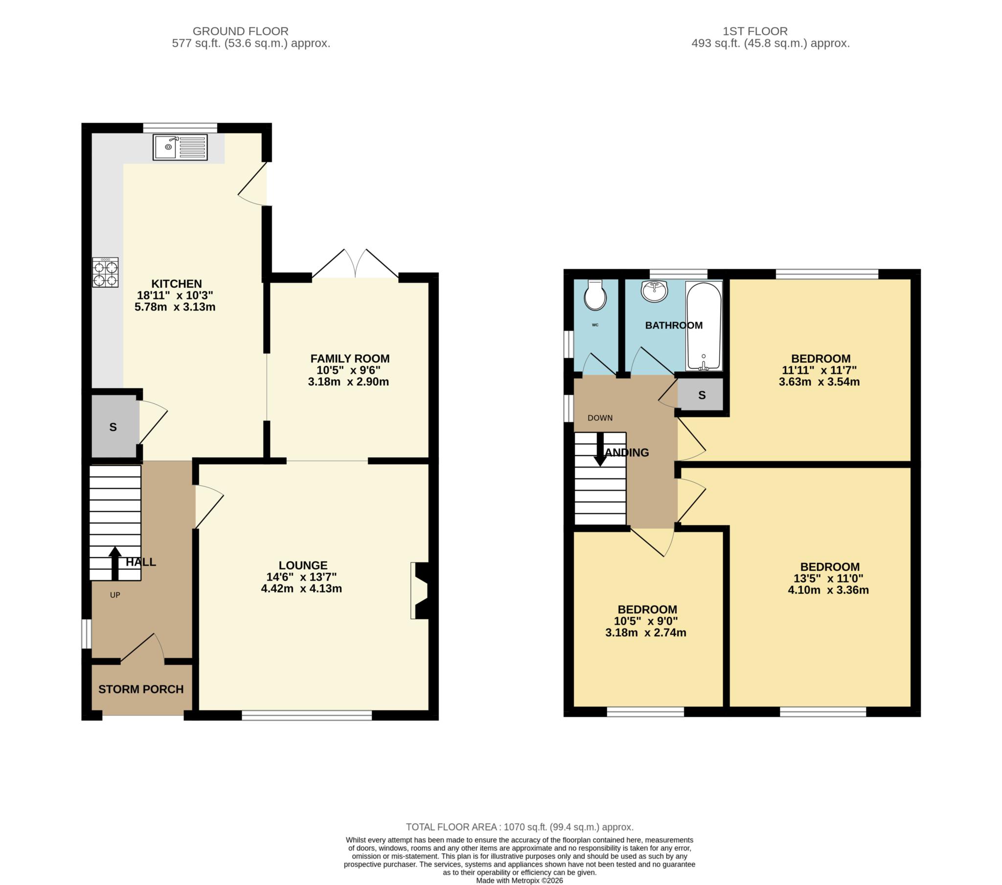 106, Altway, Liverpool floorplan