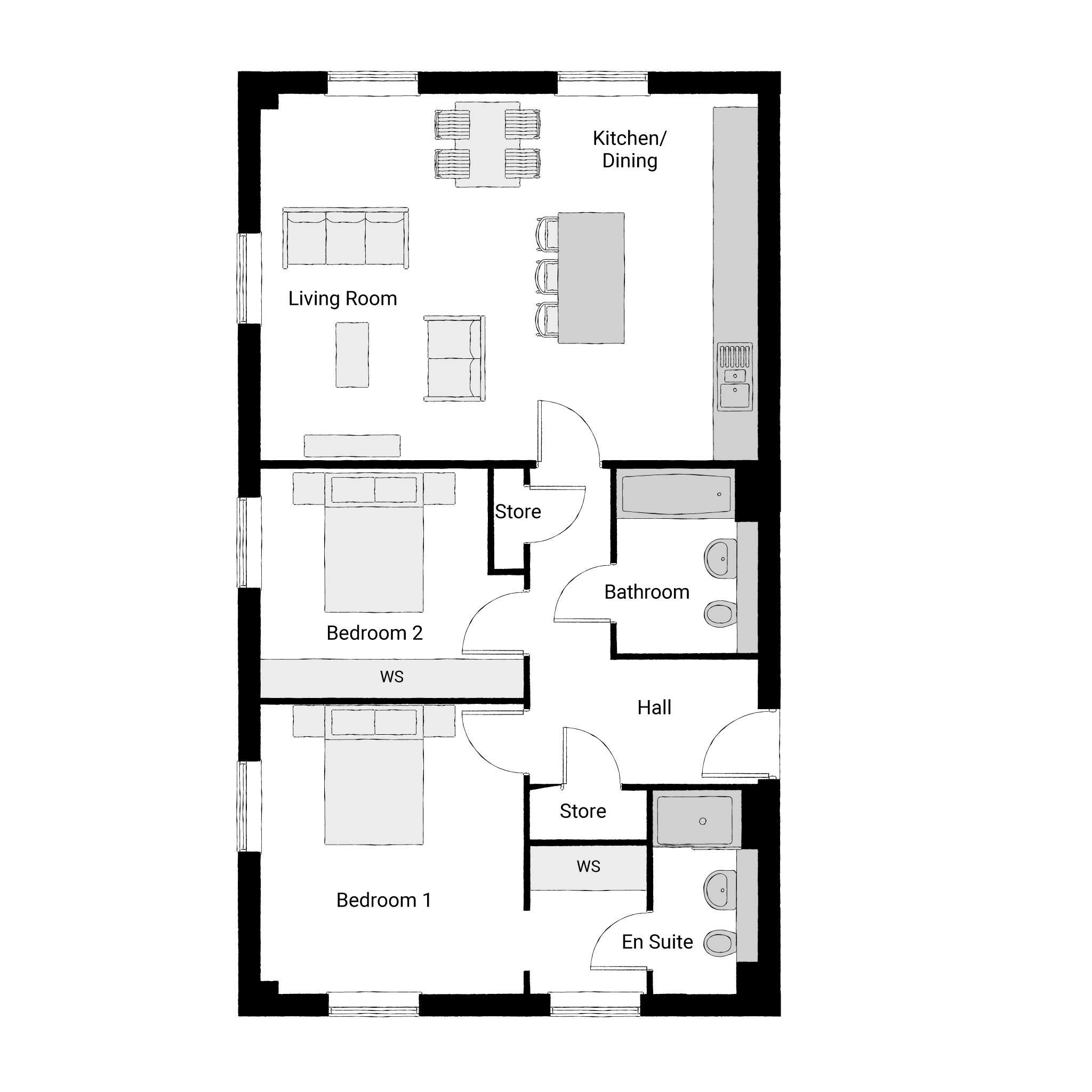131, Lambton Park, Houghton Gate, Chester Le Street, Durham floorplan