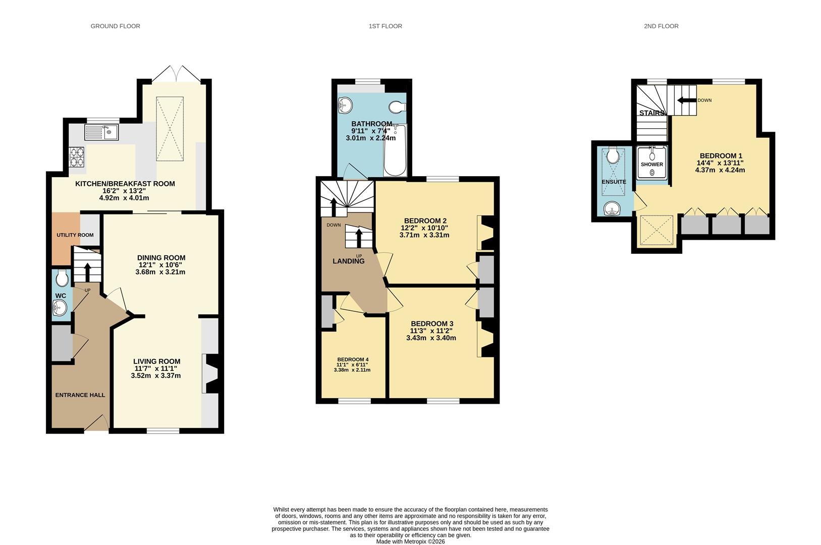 2, Priory Street, Lewes floorplan