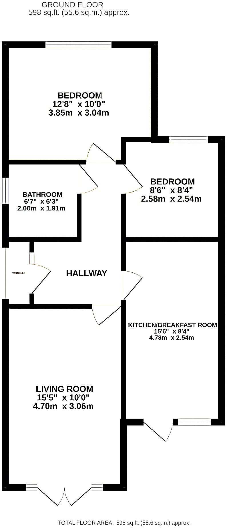 7, Normandy Close, Kettering floorplan