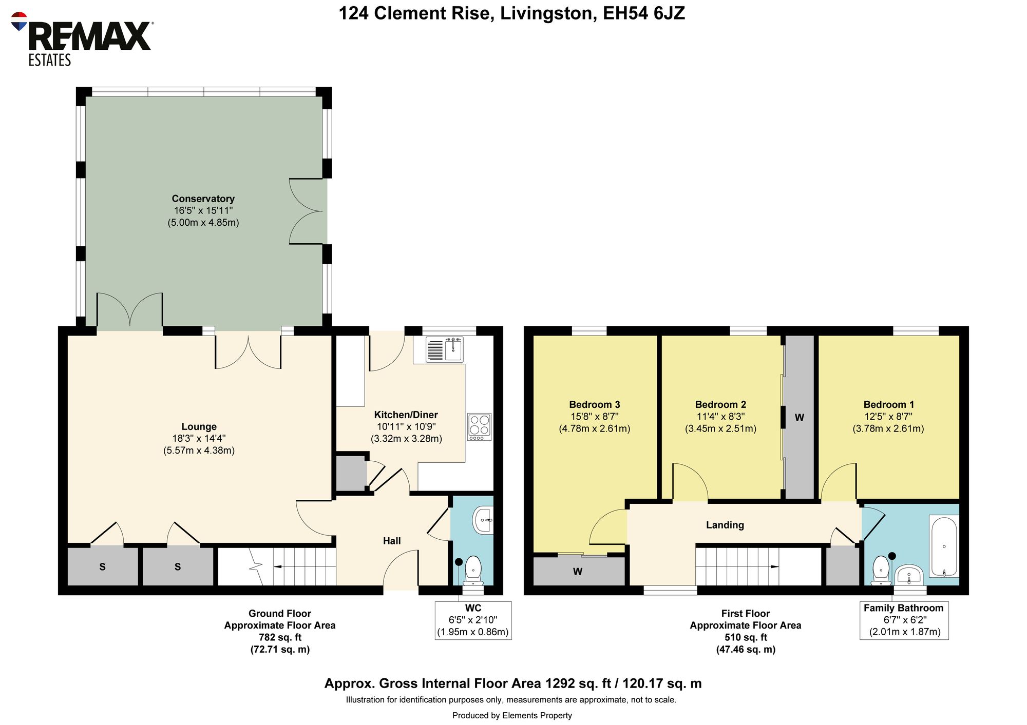 124 Clement Rise, Livingston floorplan