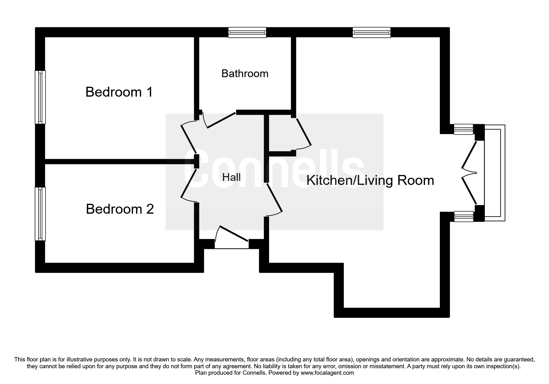 Highridge Green, Bristol BS13, 2 bedroom flat for sale