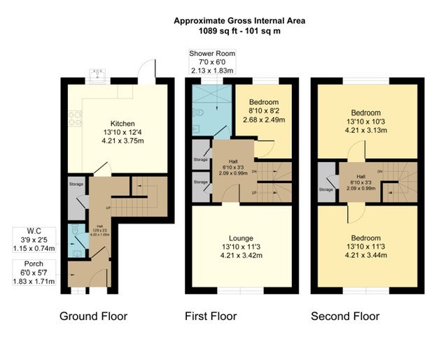 17, Hawkins Close, Harrow floorplan
