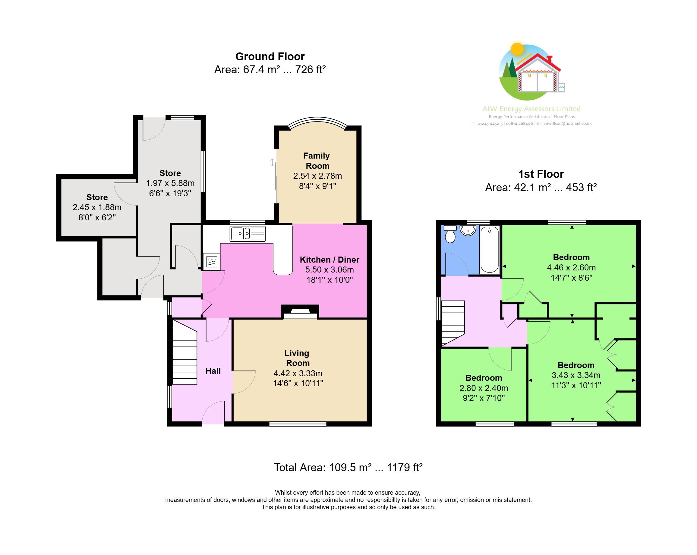 19, Bishops Hall Road, Brentwood floorplan