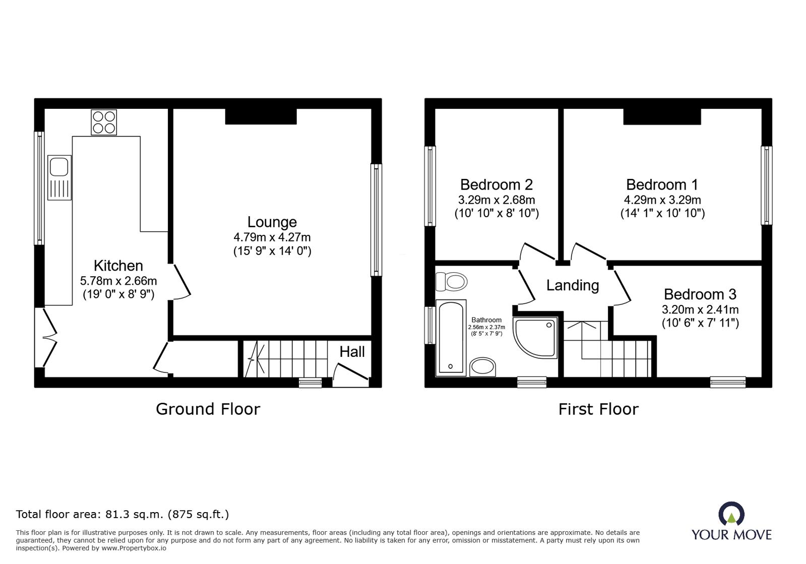4, Dumfries Avenue, Oldham floorplan