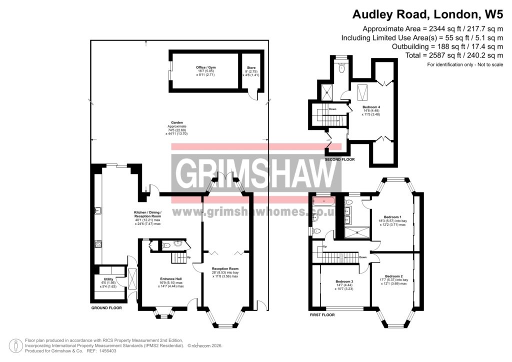 48, Audley Road, Ealing floorplan