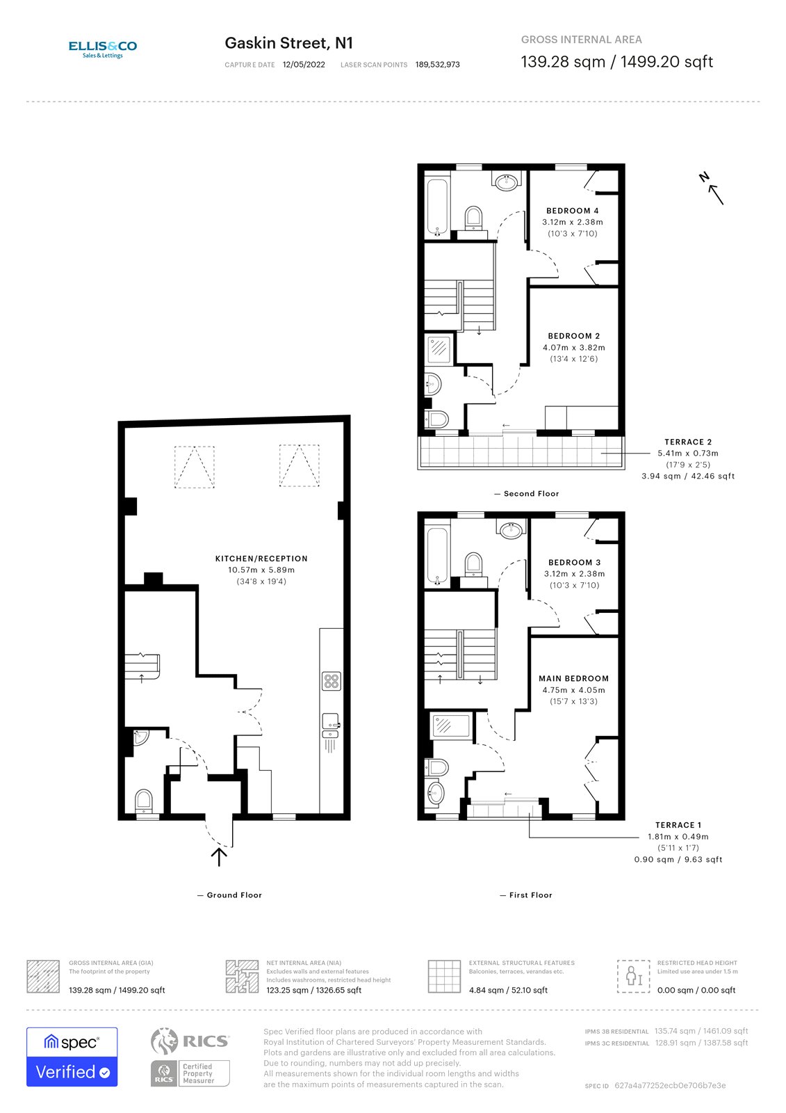Short Let, 29, Gaskin Street, Angel floorplan
