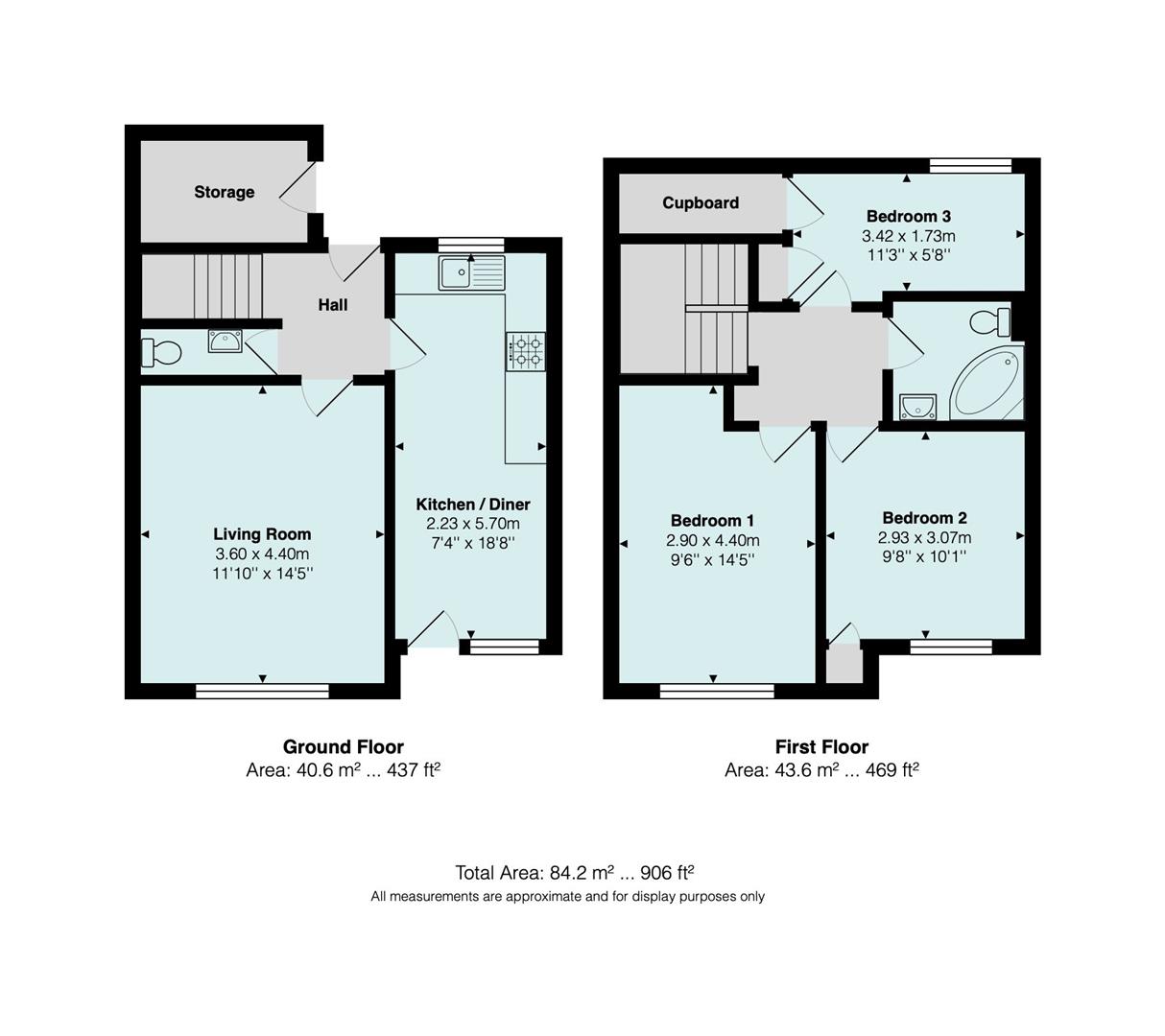 55, Disraeli Close, London floorplan