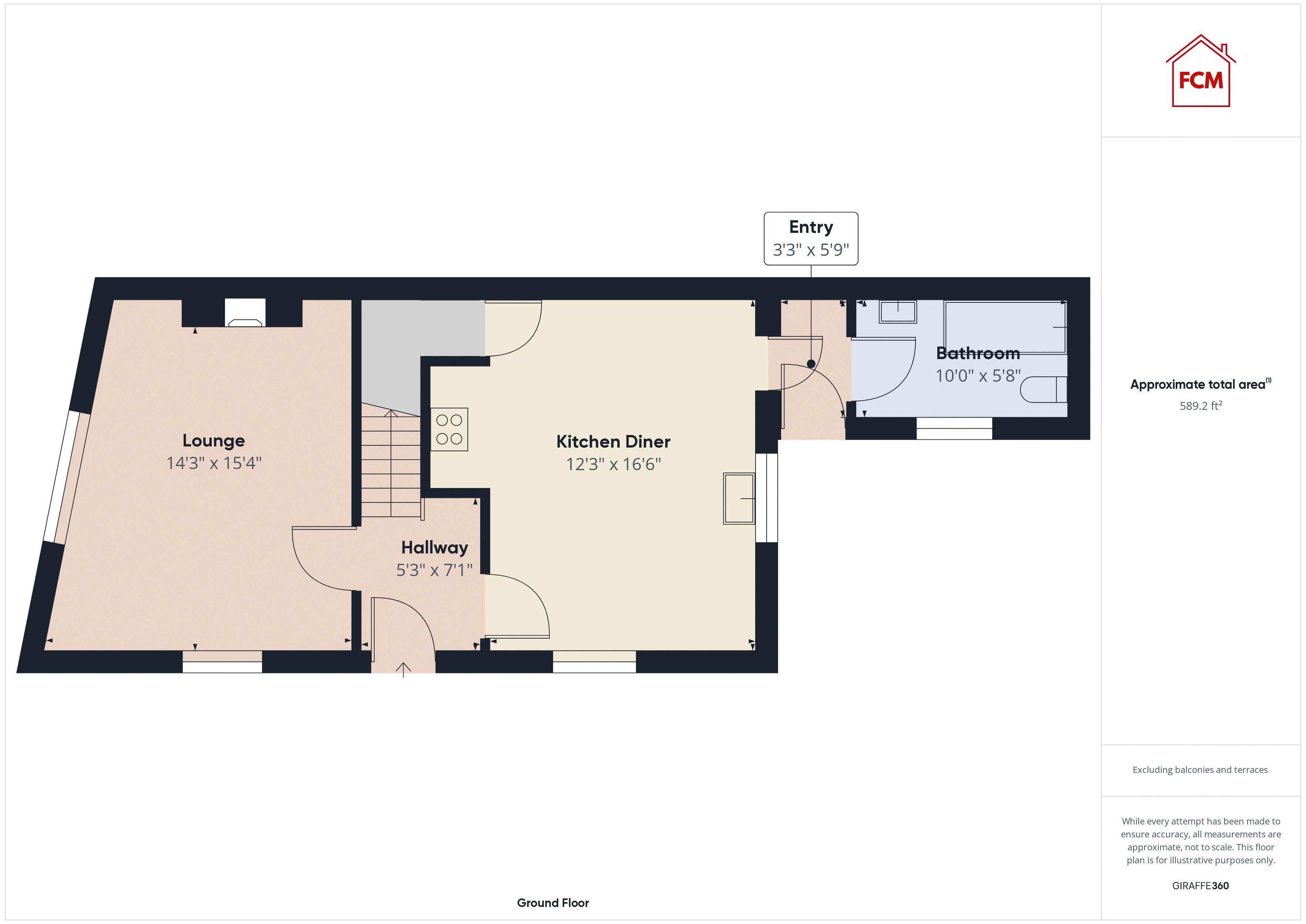 3 bed terraced house for sale in Cumberland Street, Workington CA14