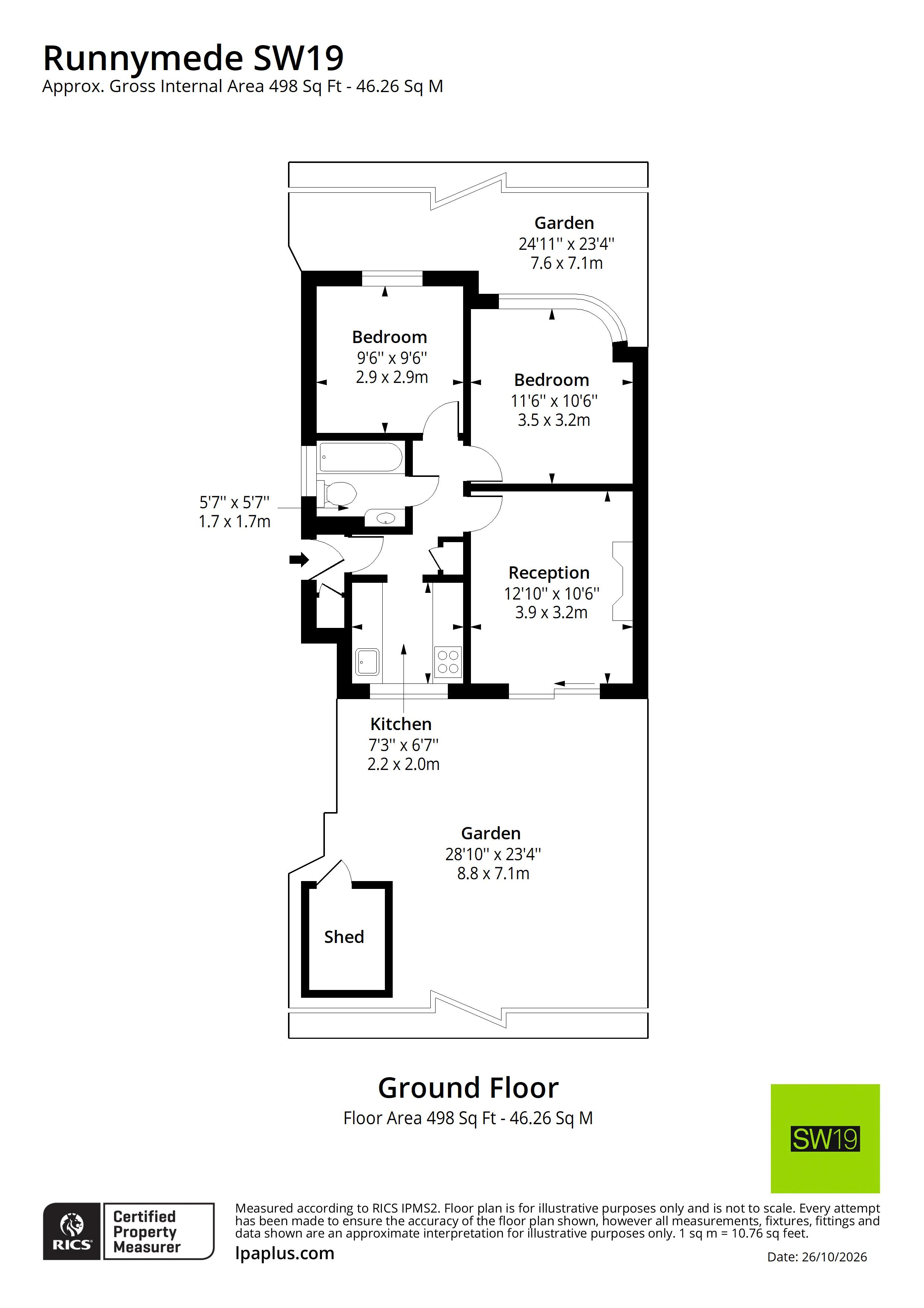 Runnymede, London floorplan