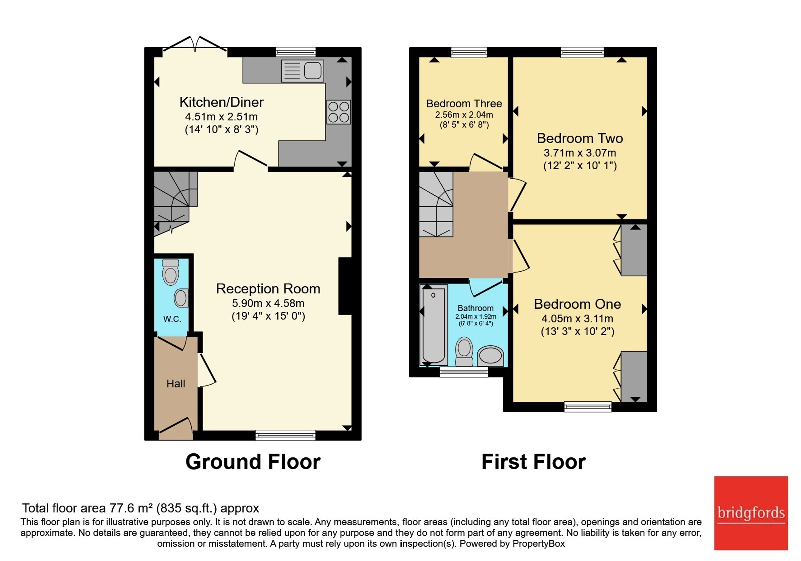49, Hill Top Road, Manchester floorplan