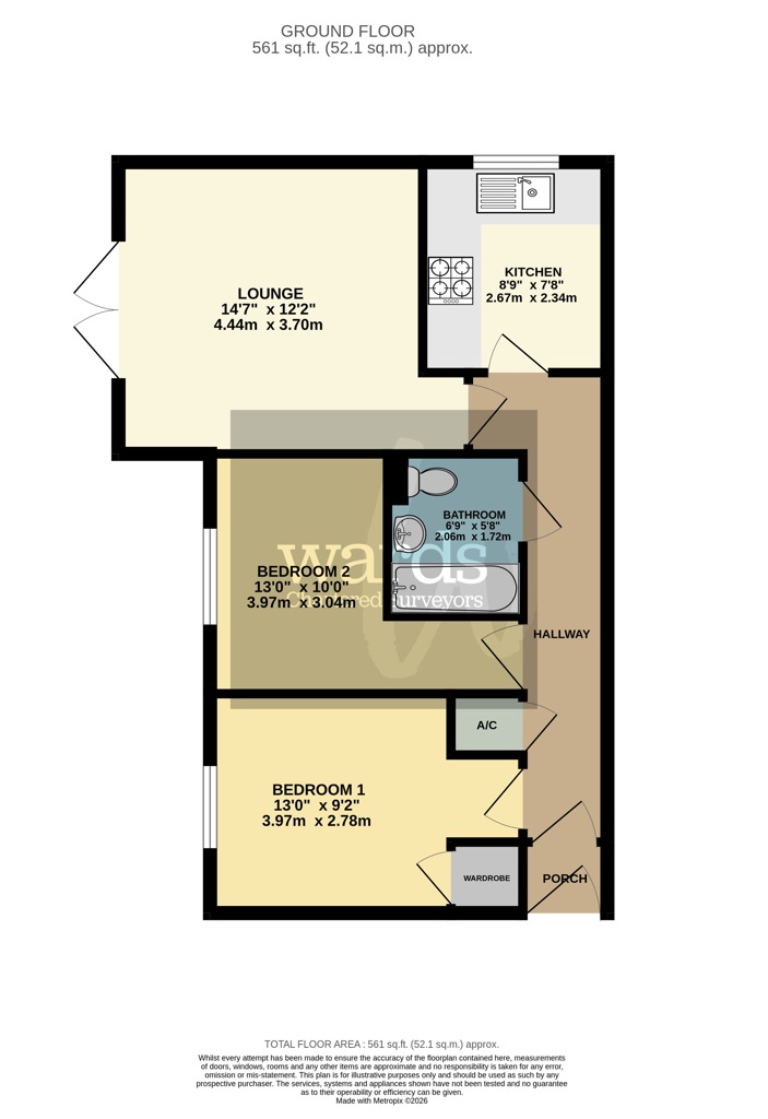 Peggs Close, Leicester floorplan