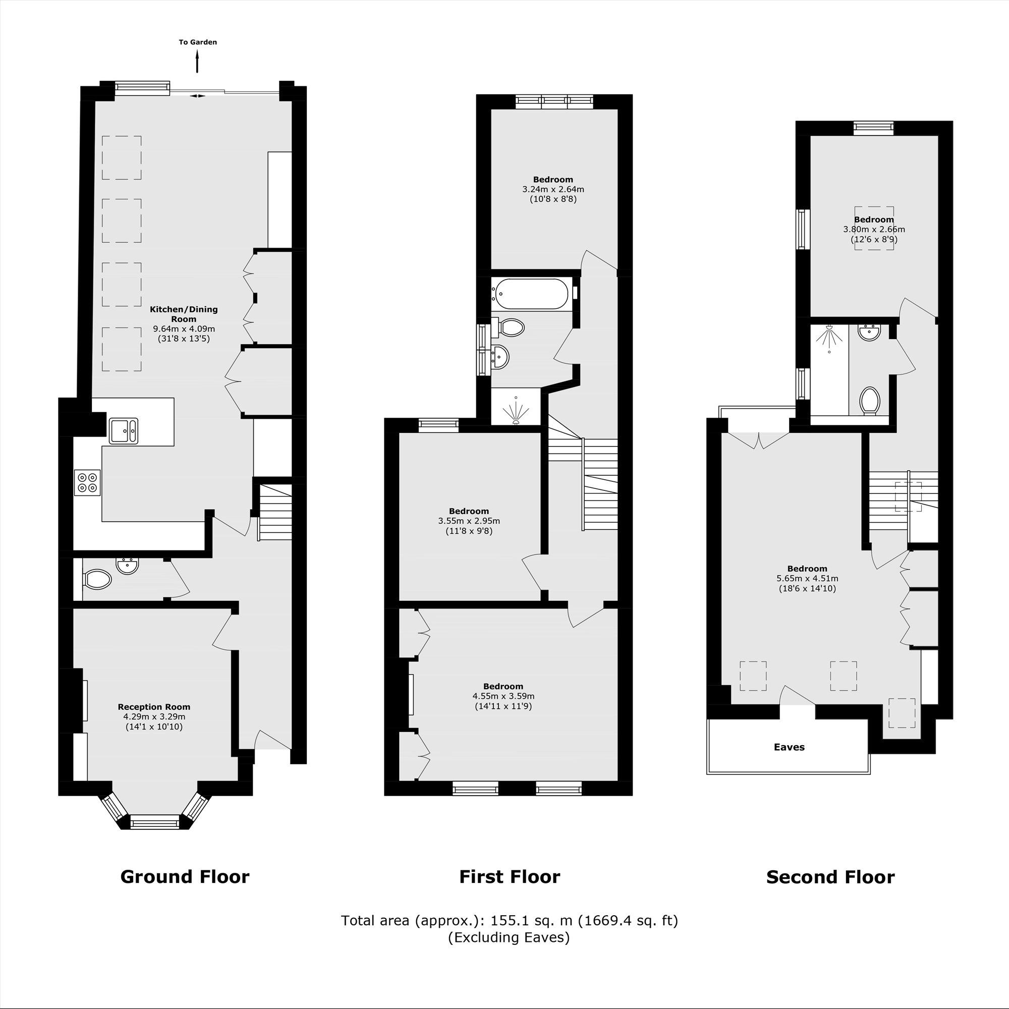 32, Harberson Road, London floorplan