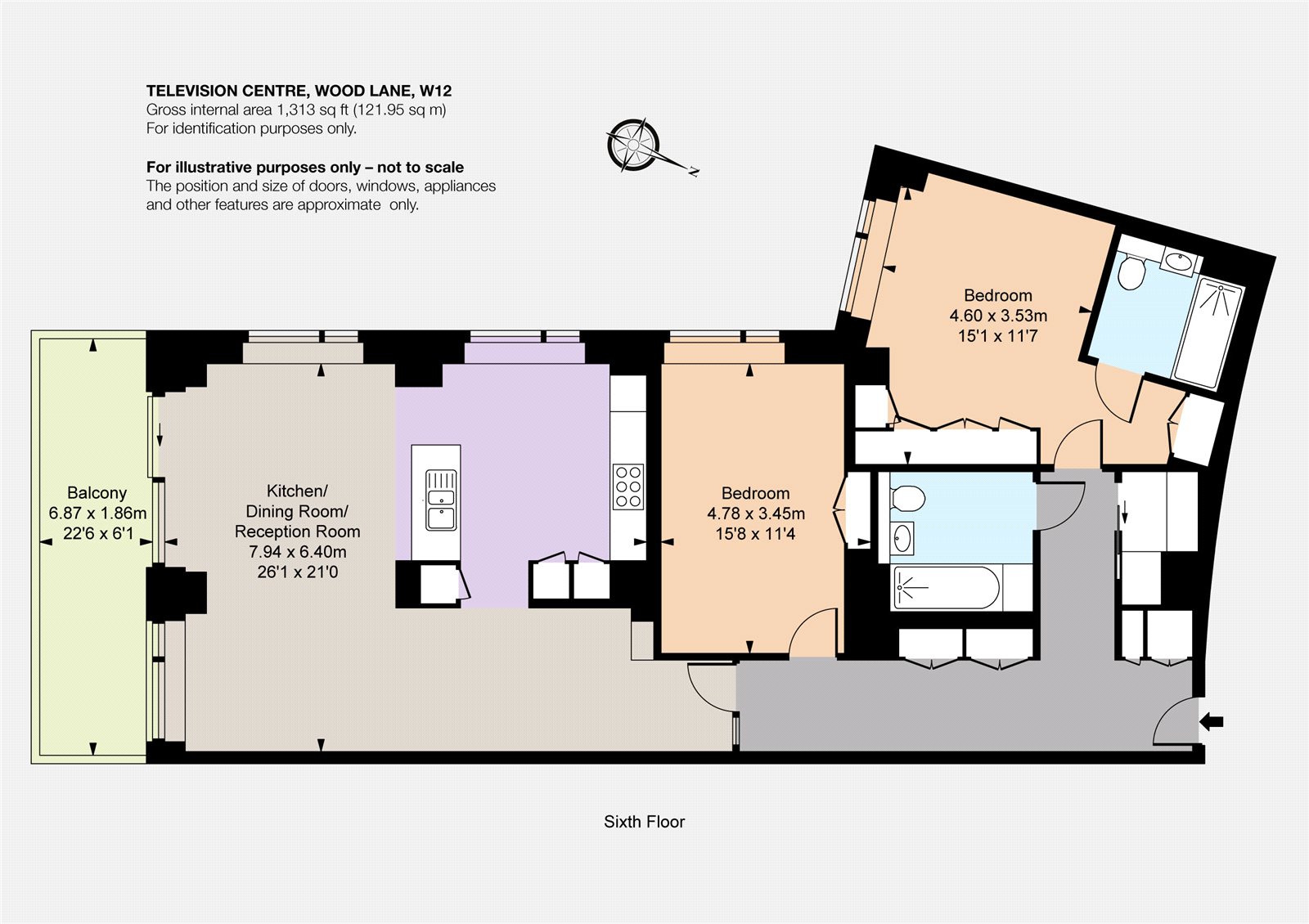 2 Bedrooms Flat to rent in Television Centre, 101 Wood Lane, London W12