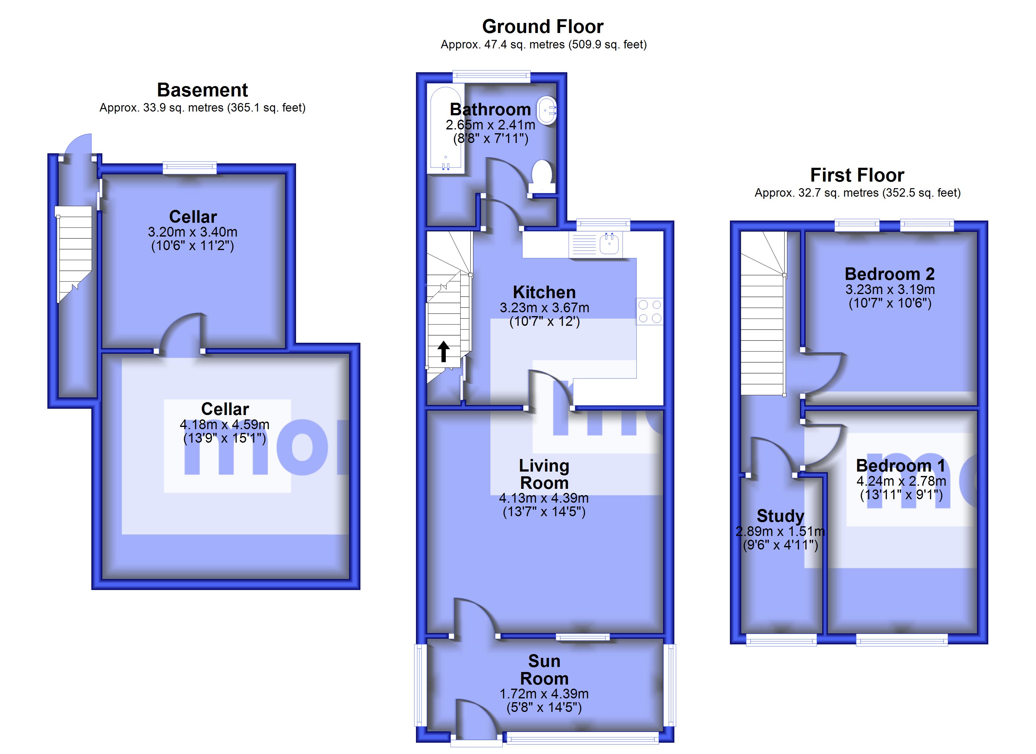 21, Moss Lane, Lancashire floorplan