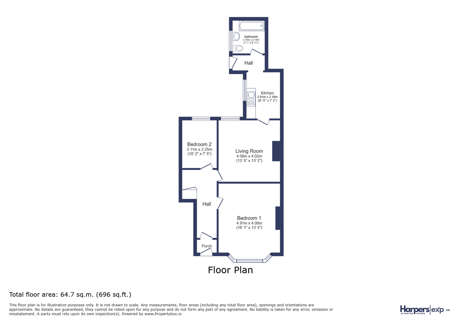 22, Millbank Terrace, Bedlington floorplan