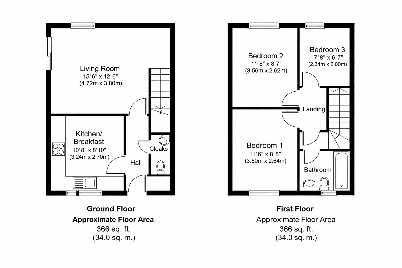86, Otley Road, North Yorkshire floorplan
