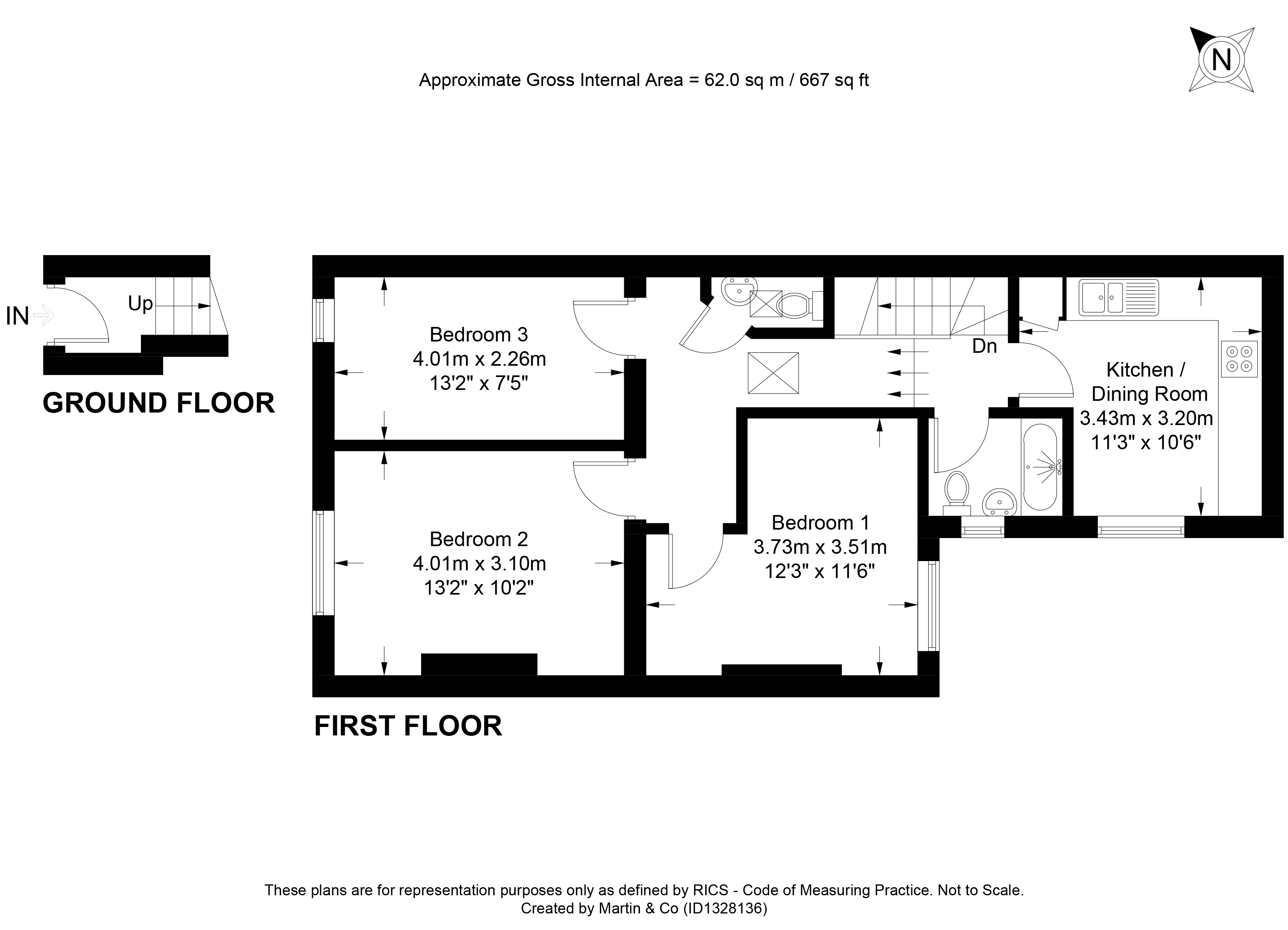 Two Bed Lisiting, 70, Parchment Street (TF), Hampshire, England floorplan