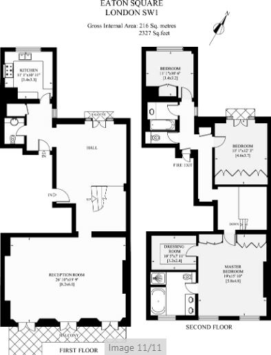 3 Bedrooms Flat to rent in Eaton Square, Belgravia, London SW1W