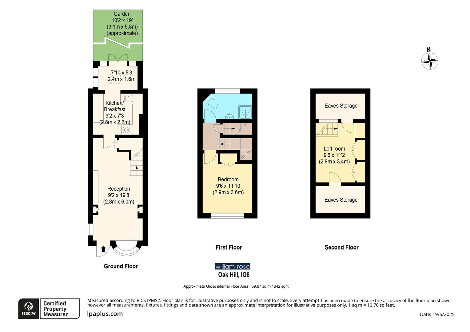 76, Oak Hill, Woodford Green floorplan