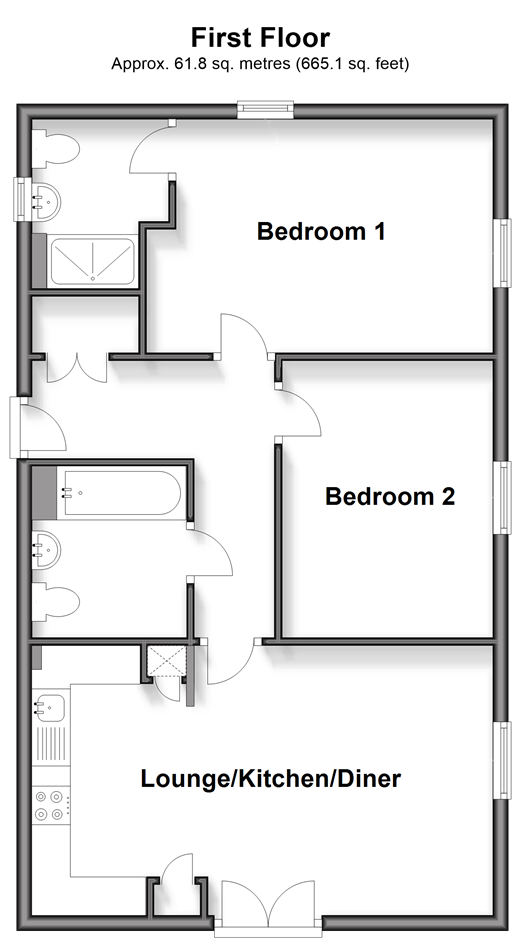 Blue Flame Road Aylesham, Canterbury floorplan
