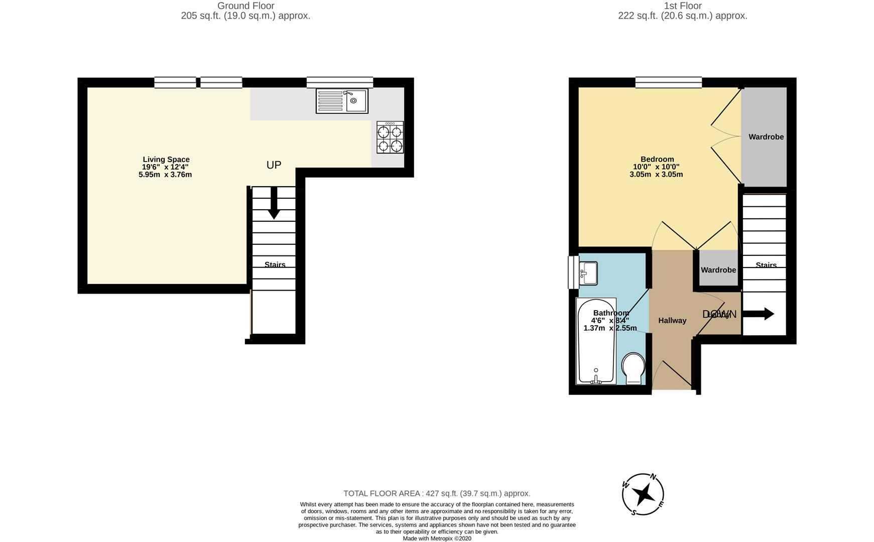 Flat 4, 117, Cazenove Road, London floorplan