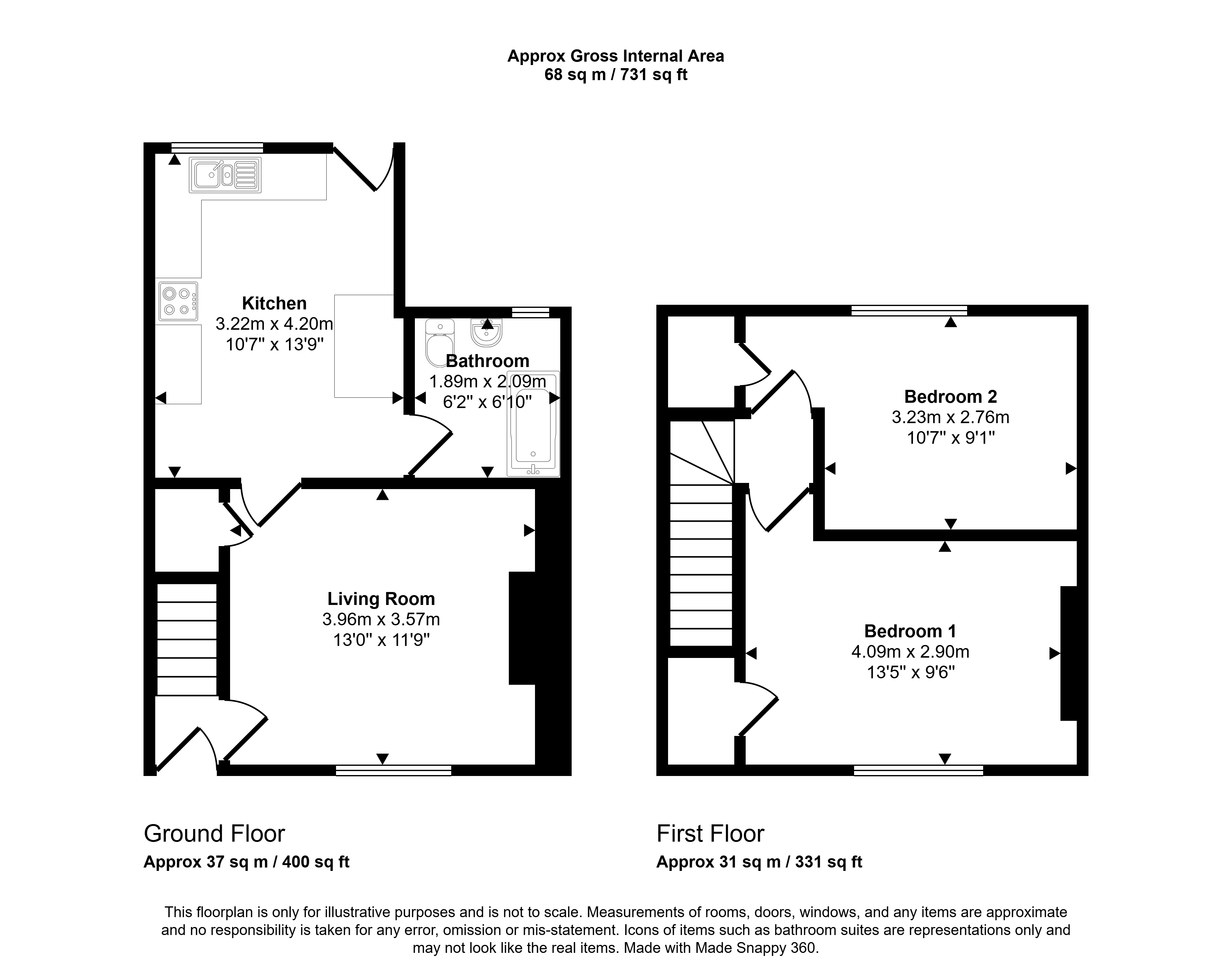 5, Delaval Road, Newcastle upon Tyne floorplan