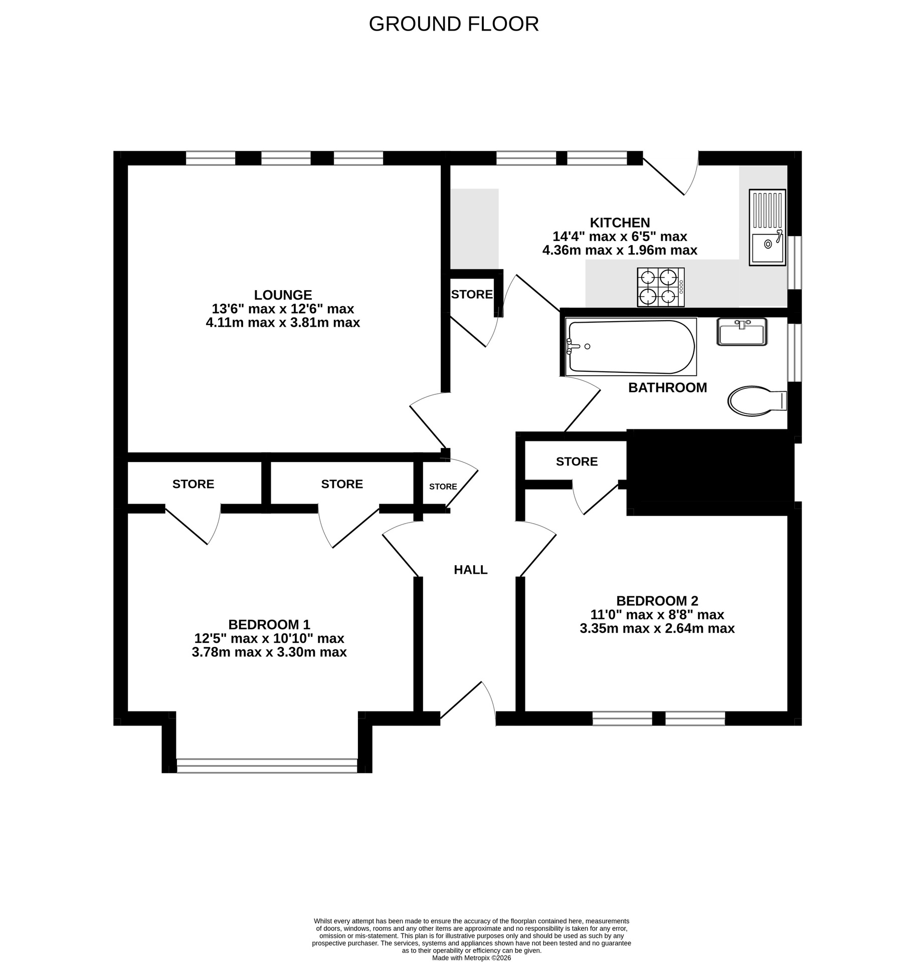 126 Long Cross, Bristol floorplan