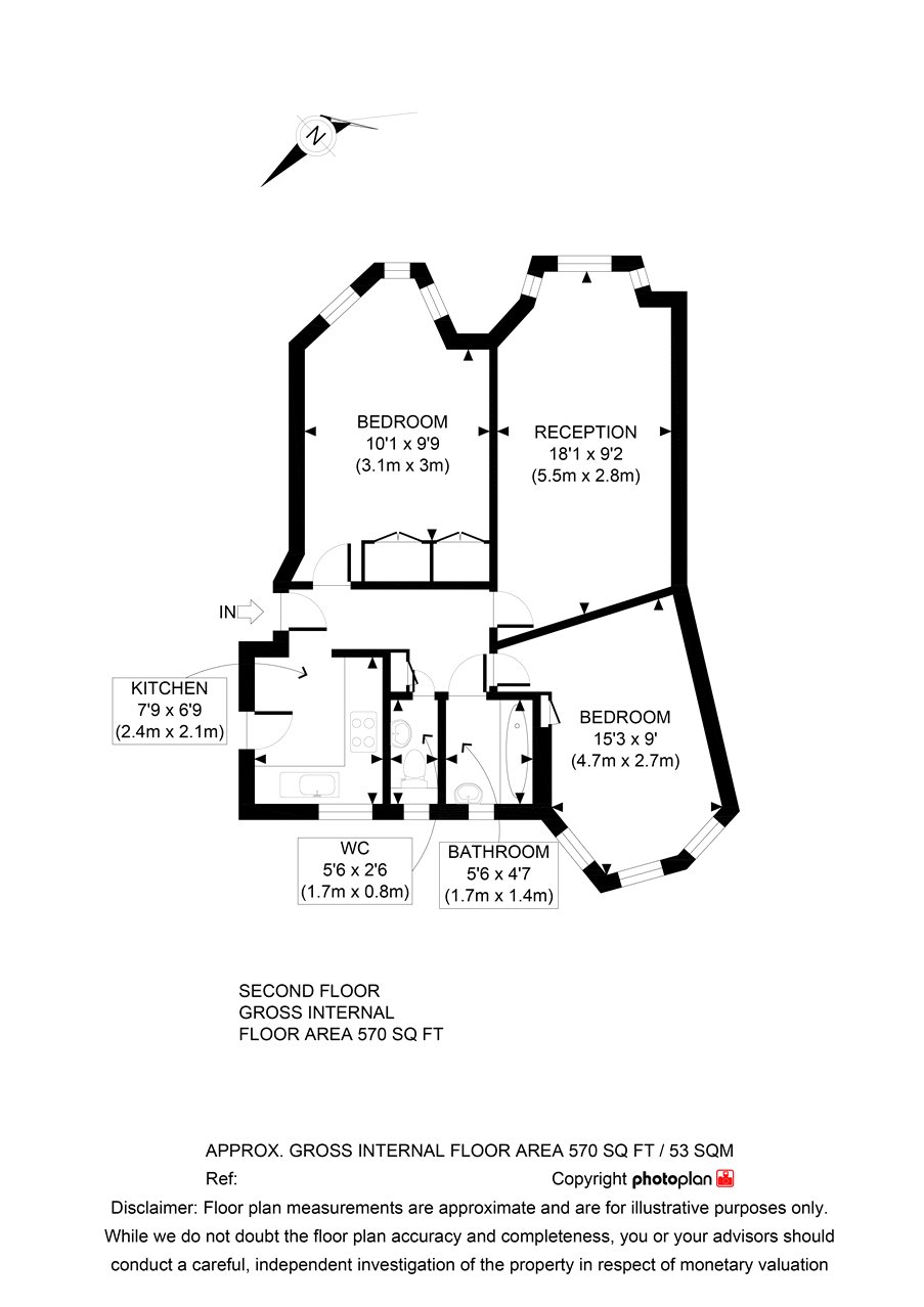 2 Bedrooms Flat to rent in Glenmore Road, Belsize Park, London NW3