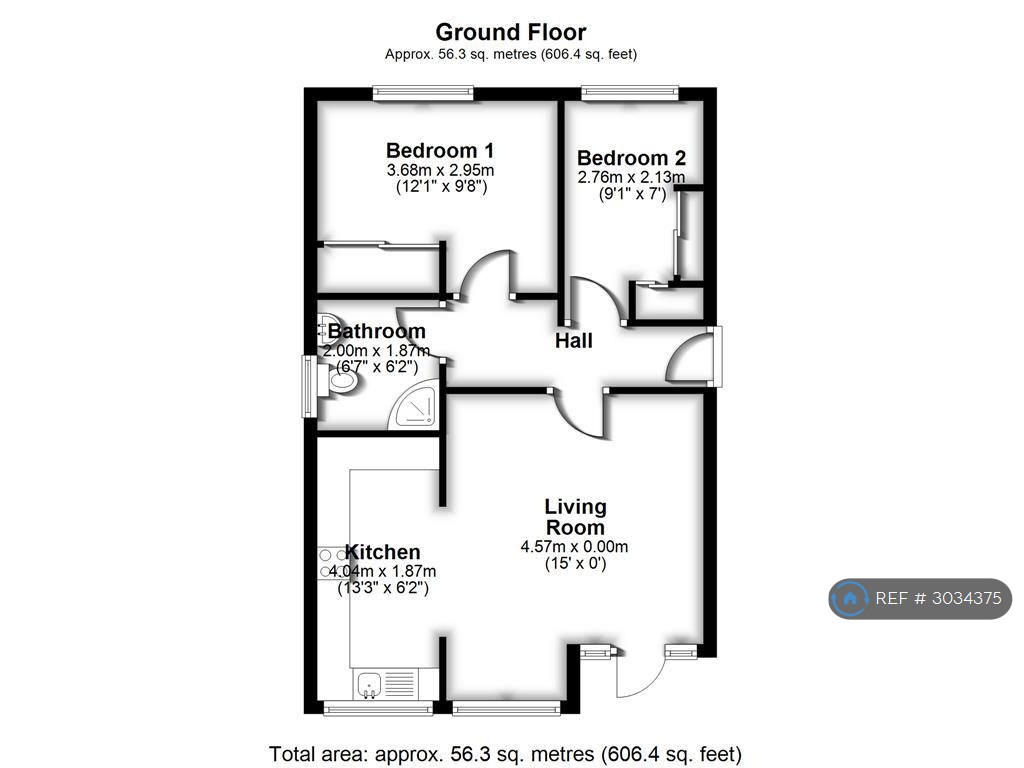 Caversham, Reading floorplan