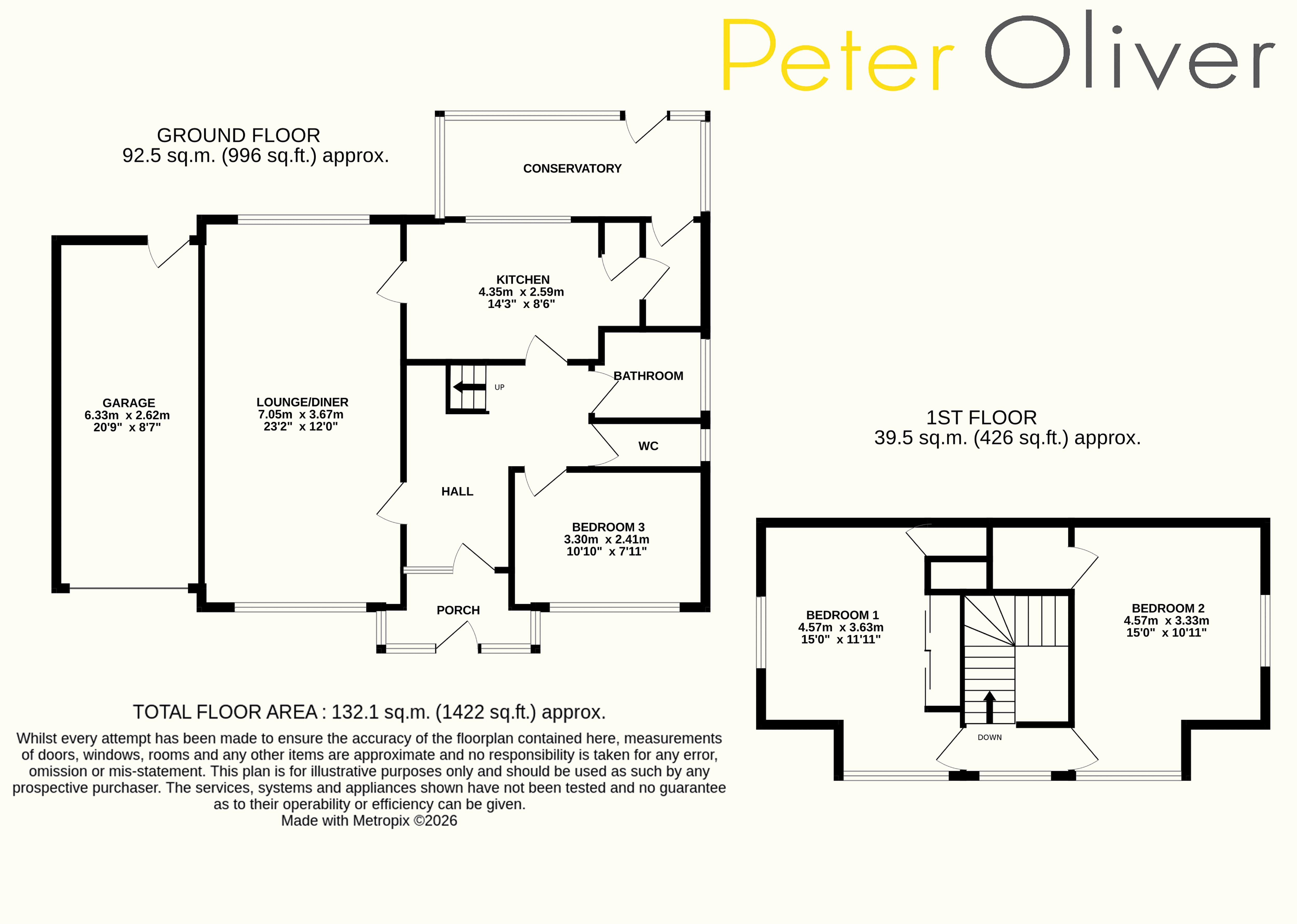 Ley Cottage, Broad Oak, Heathfield floorplan