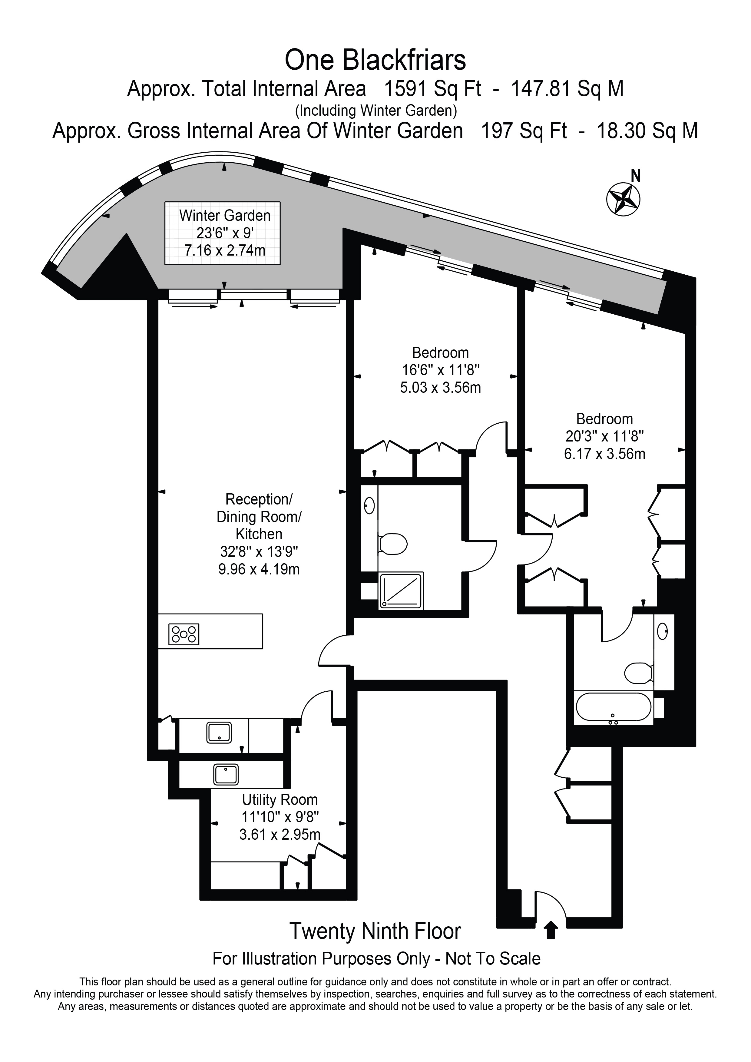 1 Bedrooms Flat to rent in 1 Blackfriars, London SE1