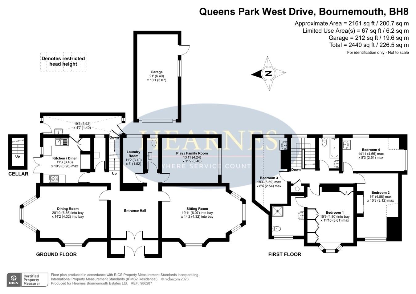Queens Park West Drive, Queens Park, Bournemouth BH8, 4 bedroom