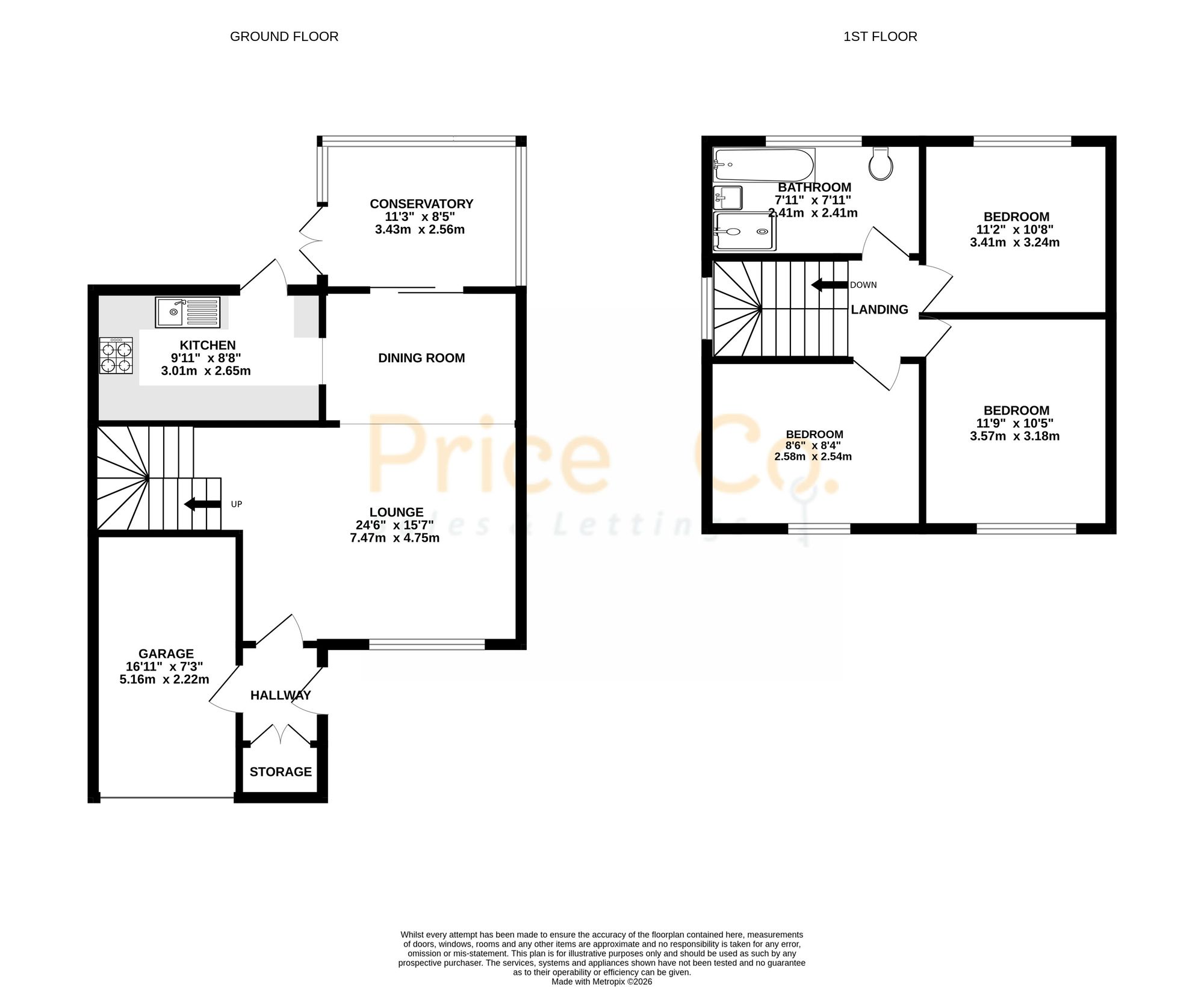 21 Barnfield Drive, Bolton floorplan