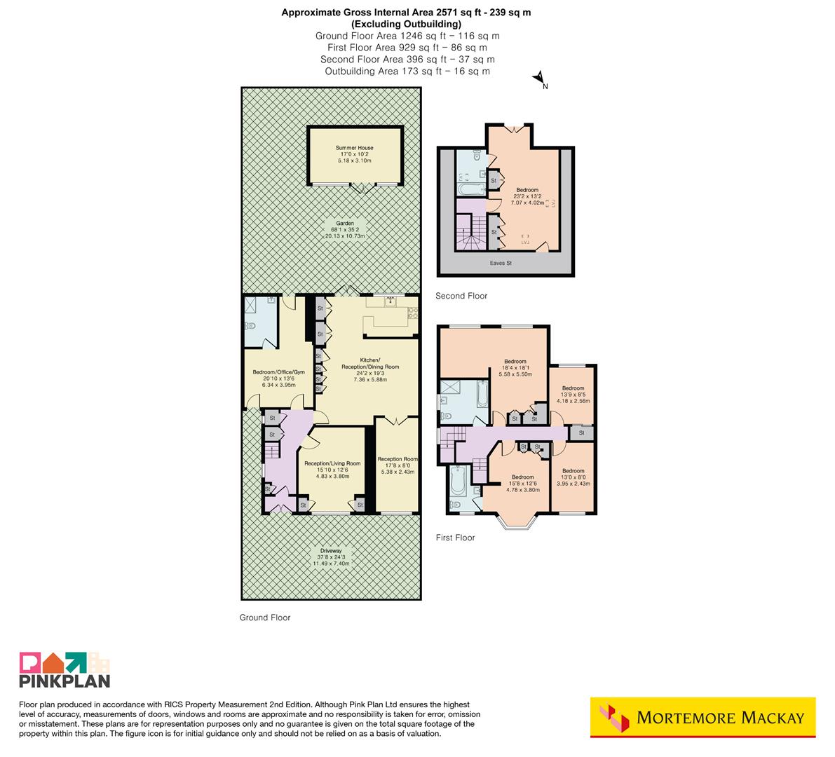 17, Sherbrook Gardens, London floorplan