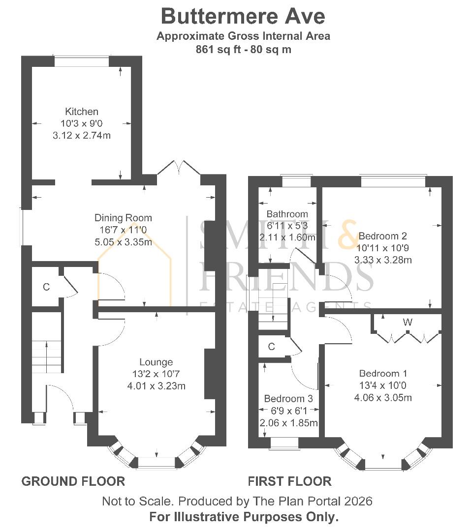 7, Buttermere Avenue, Middlesbrough floorplan