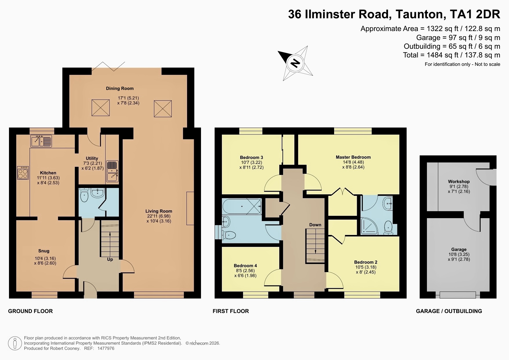 36 Ilminster Road, Taunton floorplan