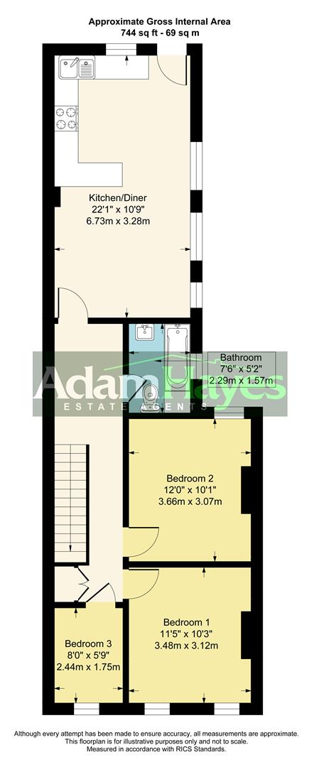 27, Hutton Grove, London floorplan