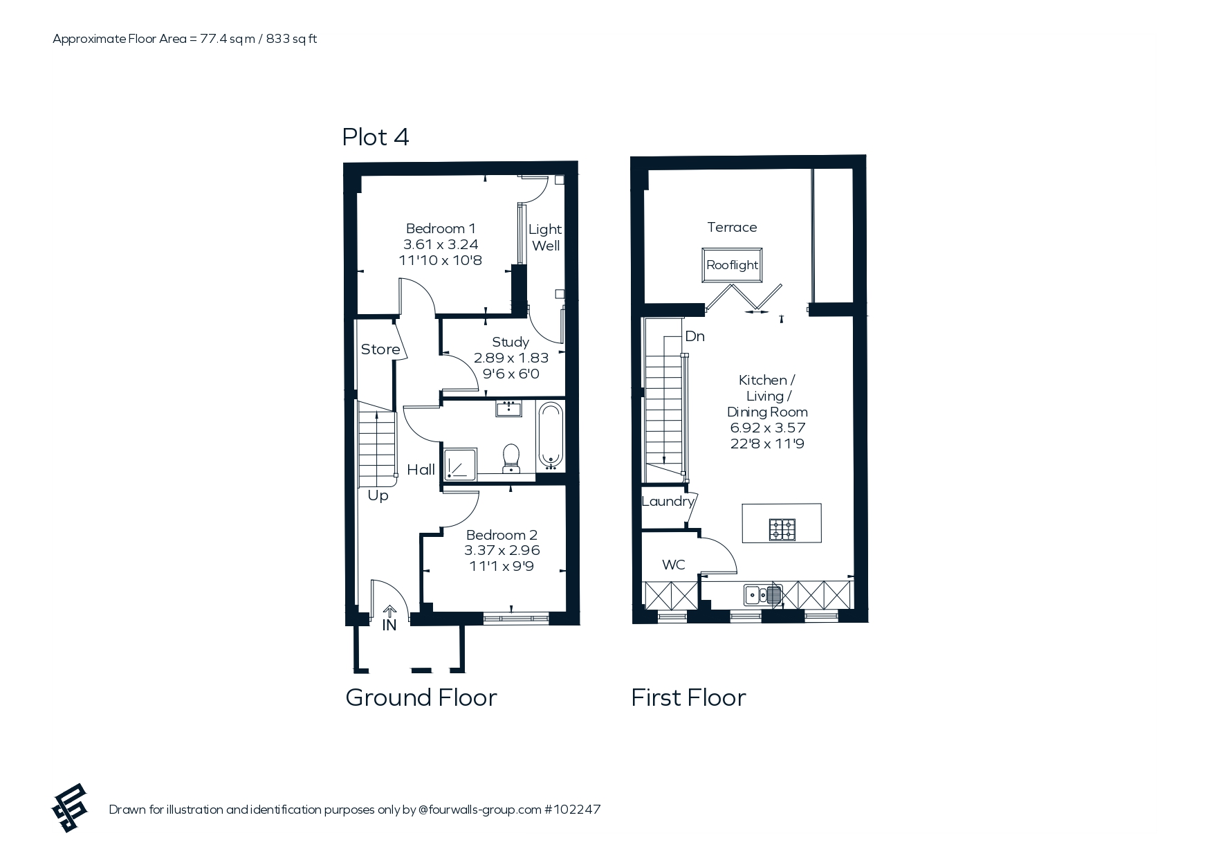 Home 4, Prestonville Mews, Brighton floorplan