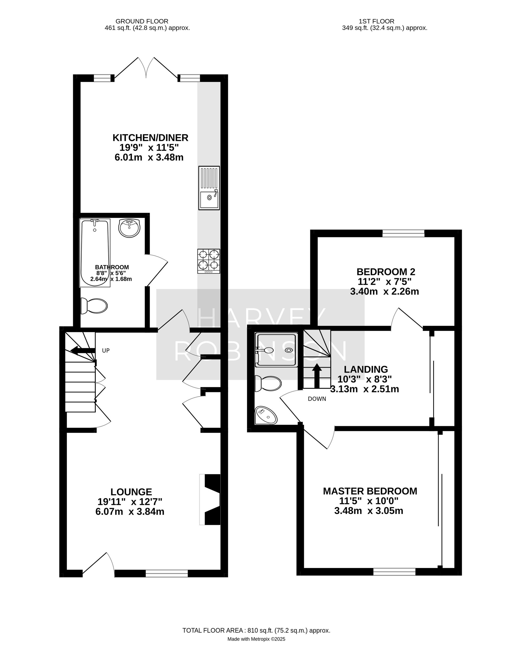 21 Sapley Road, Huntingdon floorplan