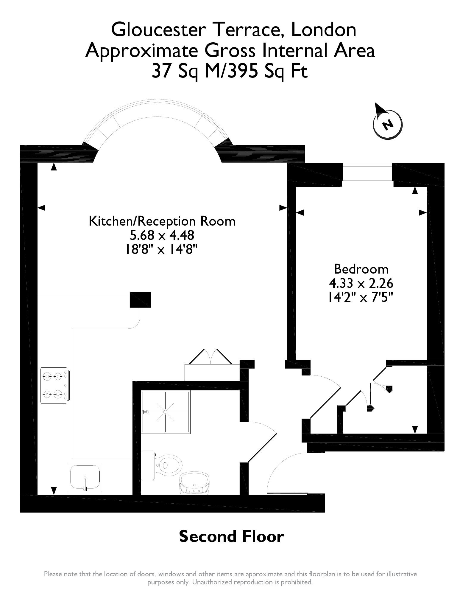 1 Bedrooms Flat for sale in 117 Gloucester Terrace, London W2