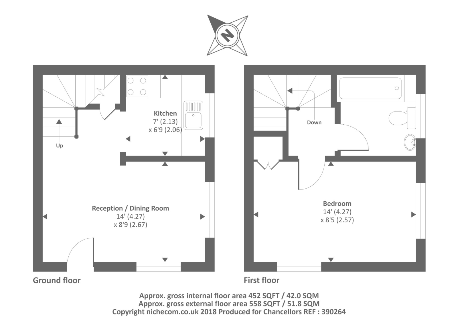 1 Bedrooms Semi-detached house for sale in Longbridge Road, Thatcham RG19