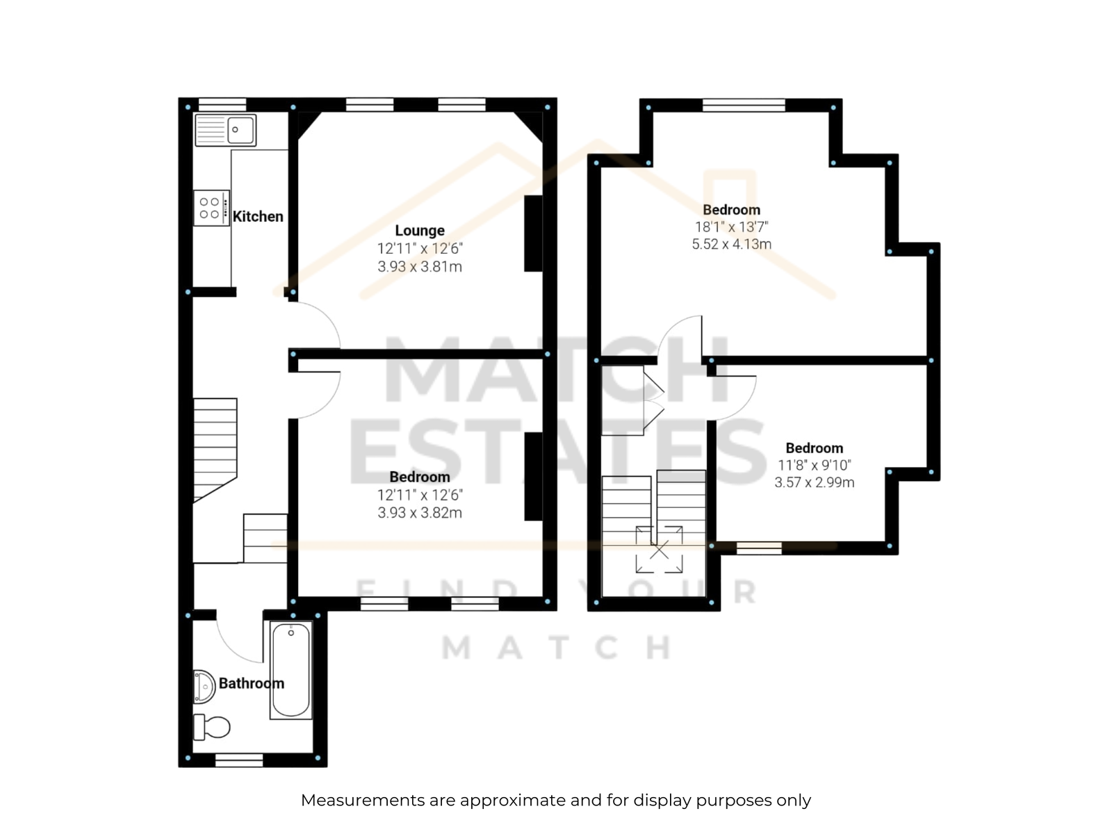 4,Flat 3, East Cliff Gardens, Folkestone floorplan