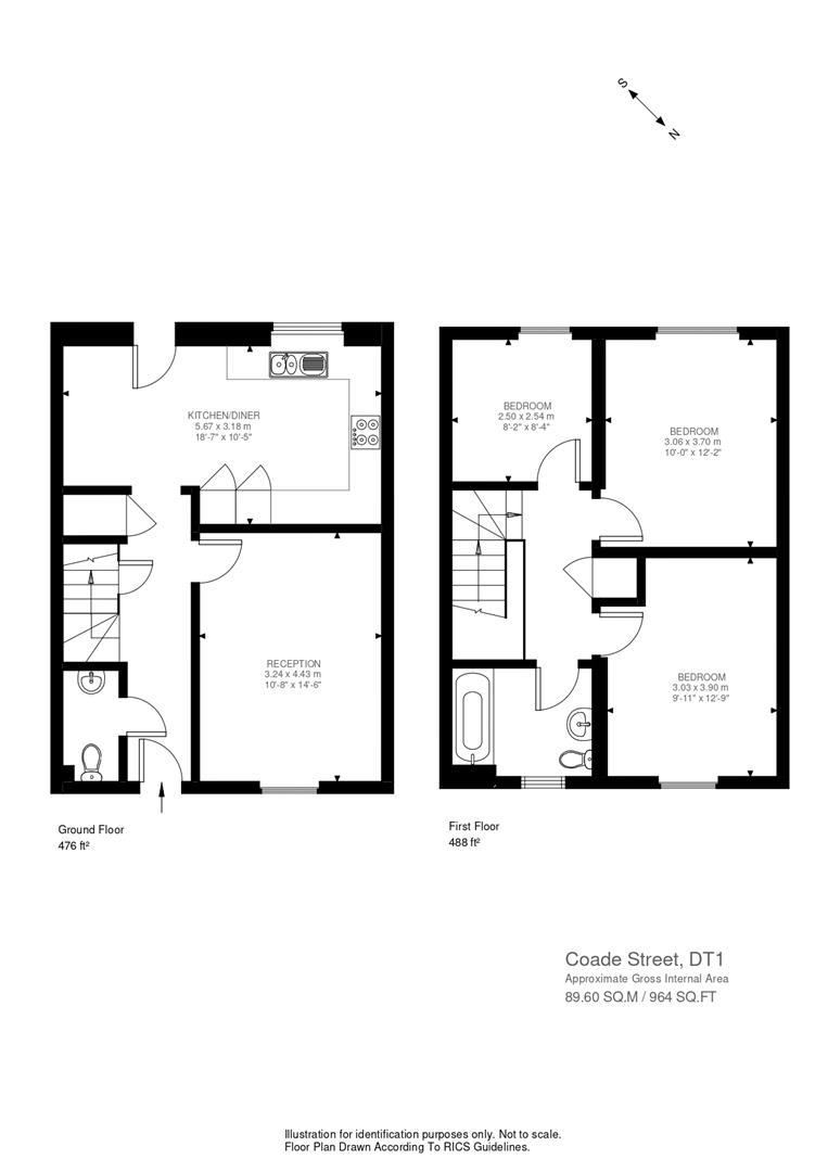 3, Coade Street, Dorchester floorplan