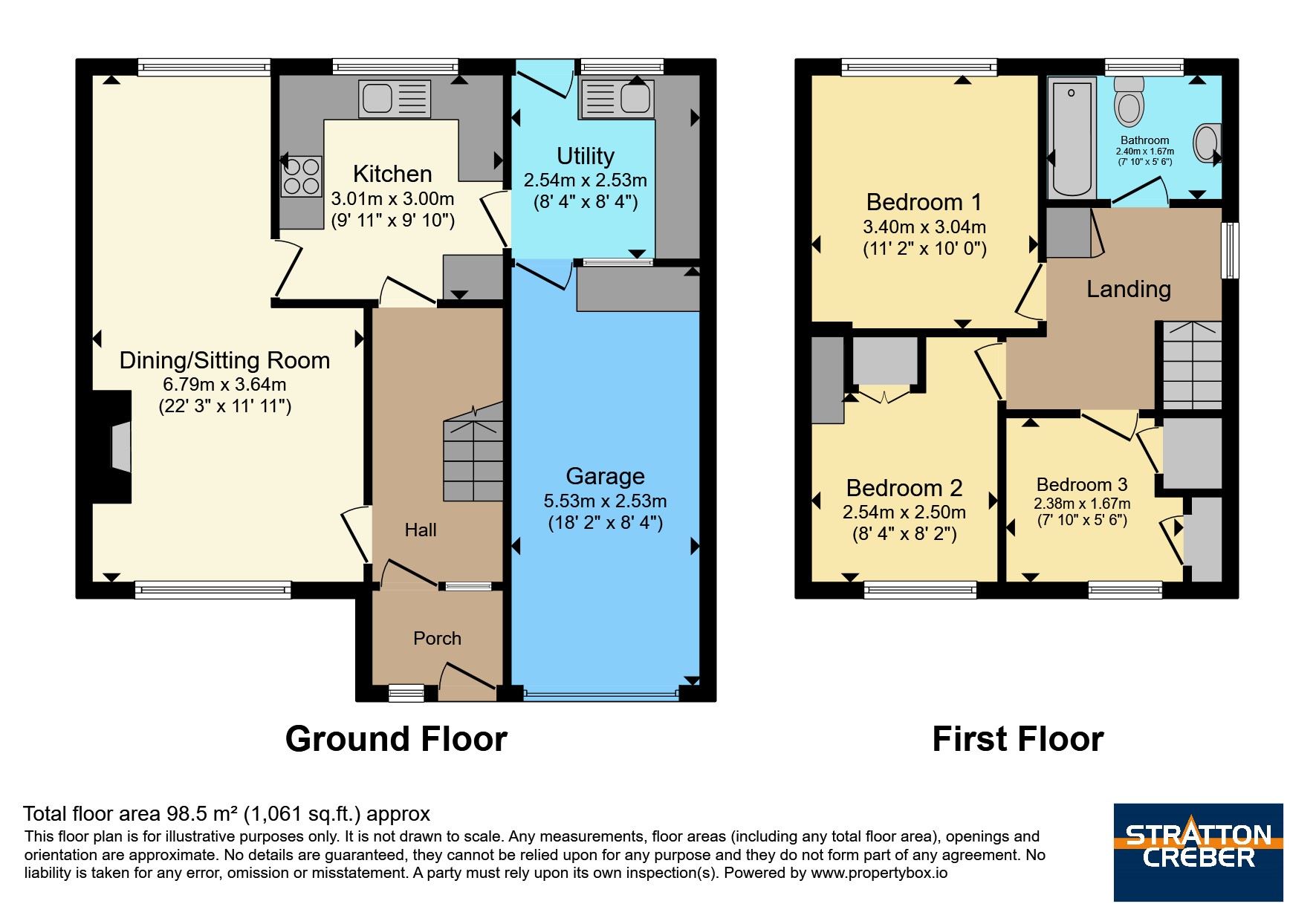 7, Strawberry Close, Cornwall floorplan