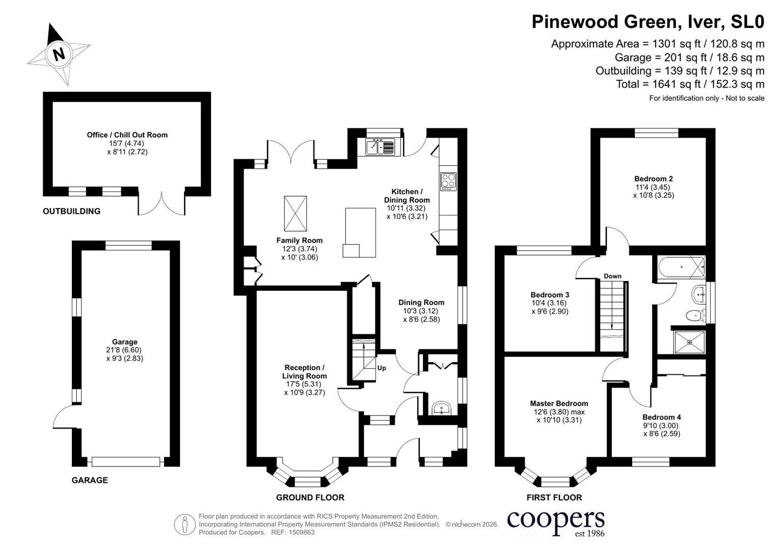 96, Pinewood Green, Iver floorplan