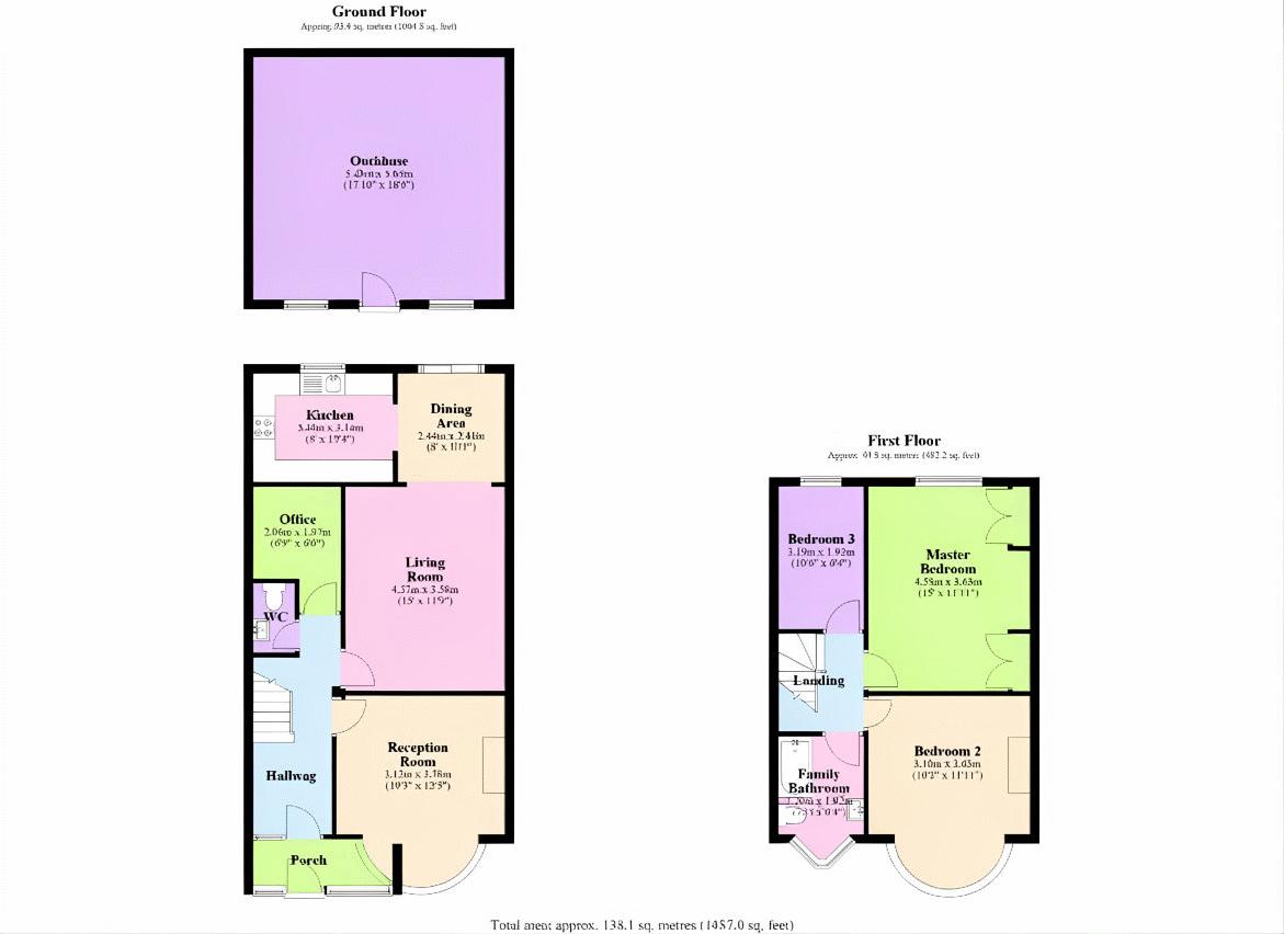118, Waverley Road, Harrow floorplan